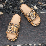 Leopard Print Cloud Slides – Soft Thick-Sole Summer Beach Sandals