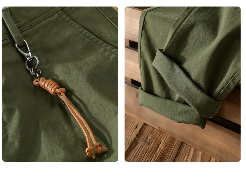 Men's Vintage Wide-Leg Cargo Trousers | Relaxed Fit