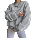 Women's Y2K Letter Print Relaxed Sweatshirt