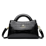 KAIDIFEINIROO Kangaroo Brand Alligator Pu Leather Shoulder Crossbody Bag Clutch Hand Bags for Mother Small Women Handbags New