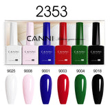 CANNI Nail Gel Polish Set HEMA TPO FREE Jelly Nude Color Rubber Base UV Construction Gel Semi Permanent Soak off UV LED Gel Nail