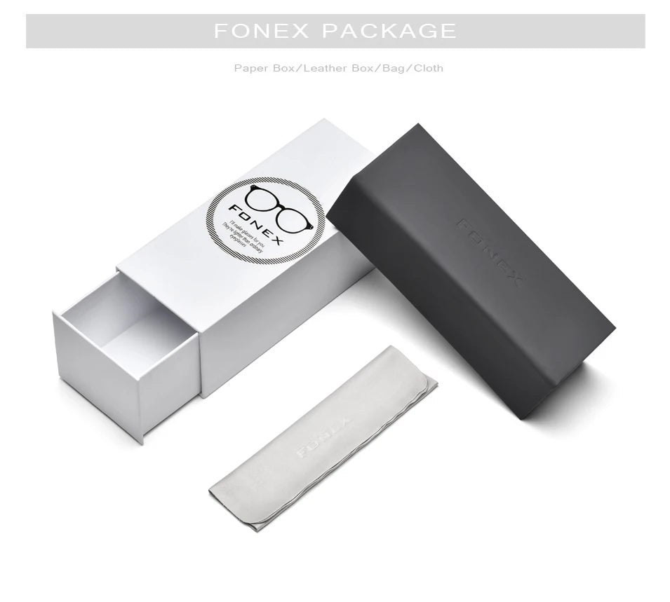 FONEX Titanium Rimless Polarized Sunglasses – Ultralight