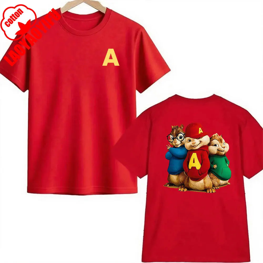 Alvin and the Chipmunks Double-Sided Cotton Tee