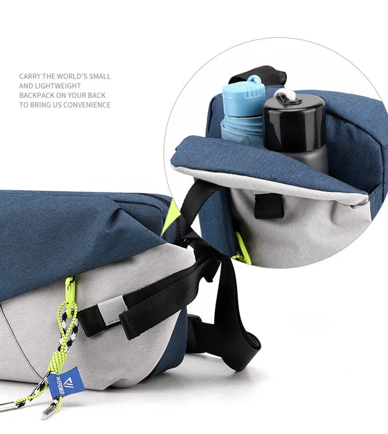 Unisex Nylon Panelled Crossbody Chest Pack