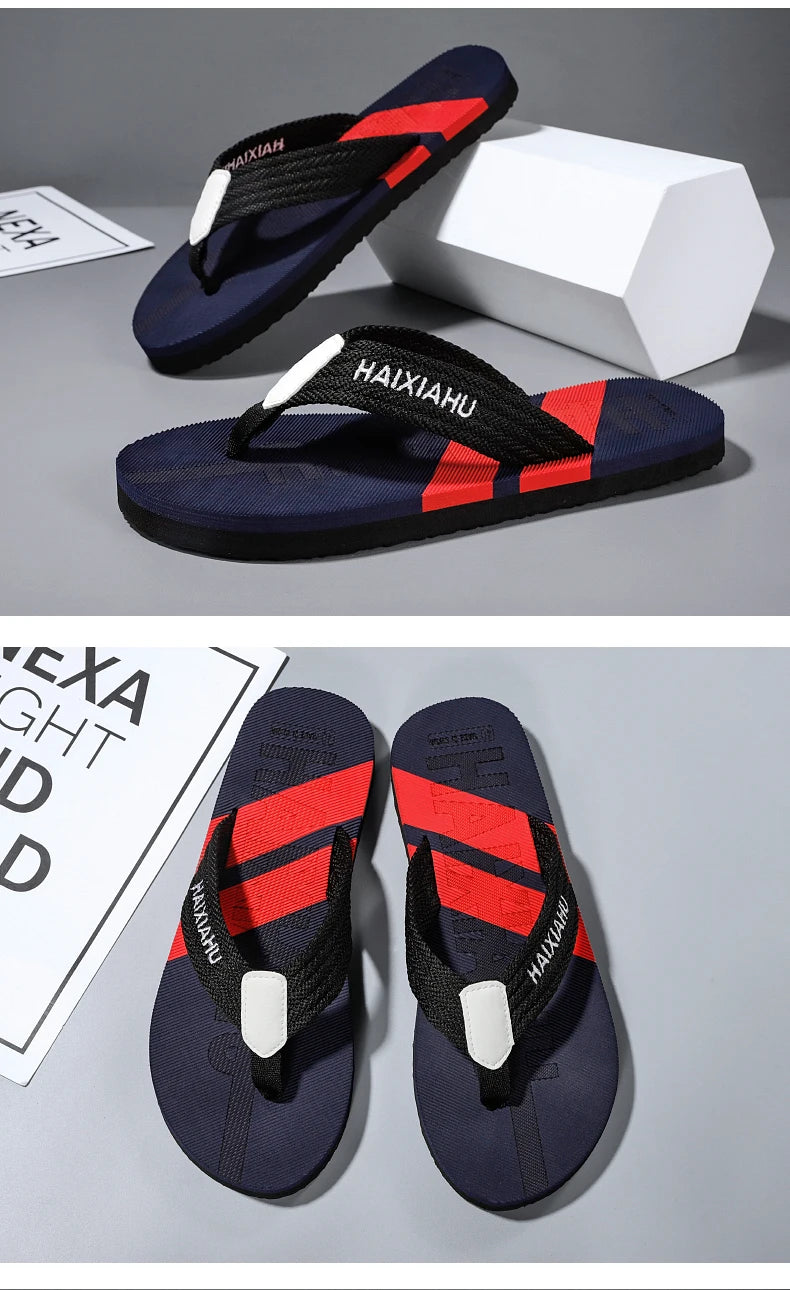 Men's EVA Flip Flops — Lightweight Non-Slip Beach & Indoor Slides
