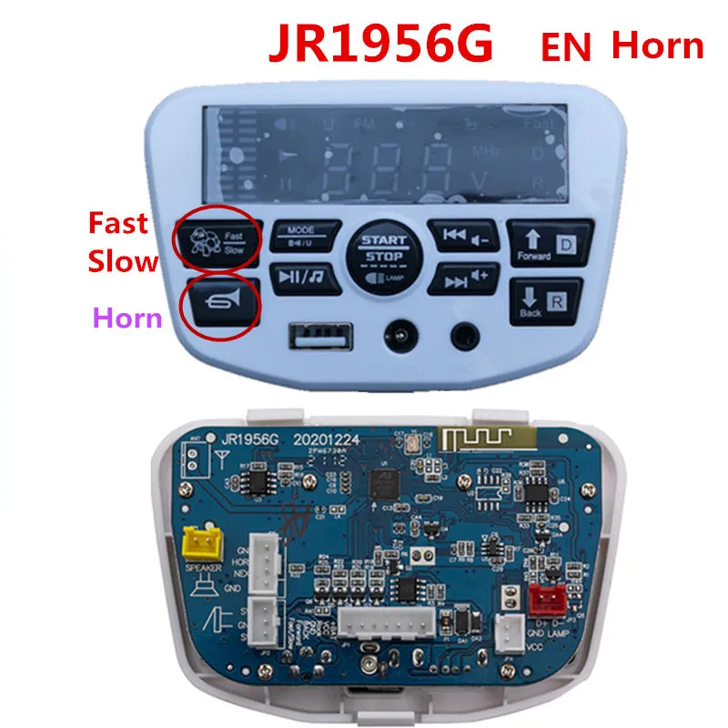Kids Ride-On Car Bluetooth Control Panel 12V 24V