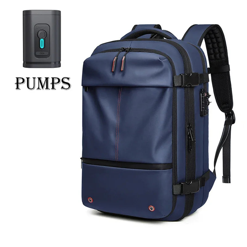 Vacuum Compression Travel Backpack – 17" Laptop & Adventure Ready