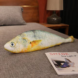New Simulation Large Yellow Croaker Plush Toys Lifelike Fish Dolls Stuffed Soft Throw Pillow Sleeping Cushion Decor Gift