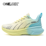 ONEMIX New Cushioning Running Shoes For Men Suitable Heavy Runners Lace Up Sports Women Non-slip Outdoor Athletic Male Sneakers