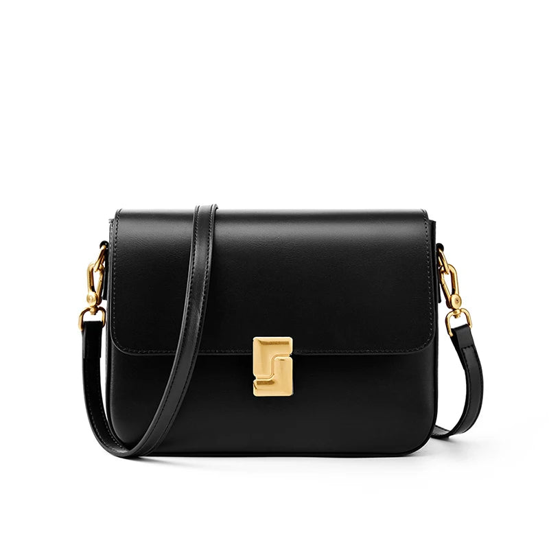 100% Genuine Leather Women's Shoulder Bag High Quality Luxury Designer Crossbody Bags Fashion Cowhide Female Handbags