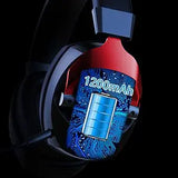Wireless Gaming Headset with Detachable Noise Cancelling Microphone,2.4G Bluetooth-USB-3.5mm Wired Jack 3 Modes for Multi-device