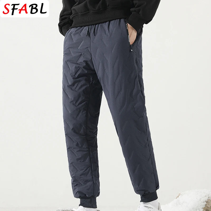 Men's Fleece-Lined Winter Joggers