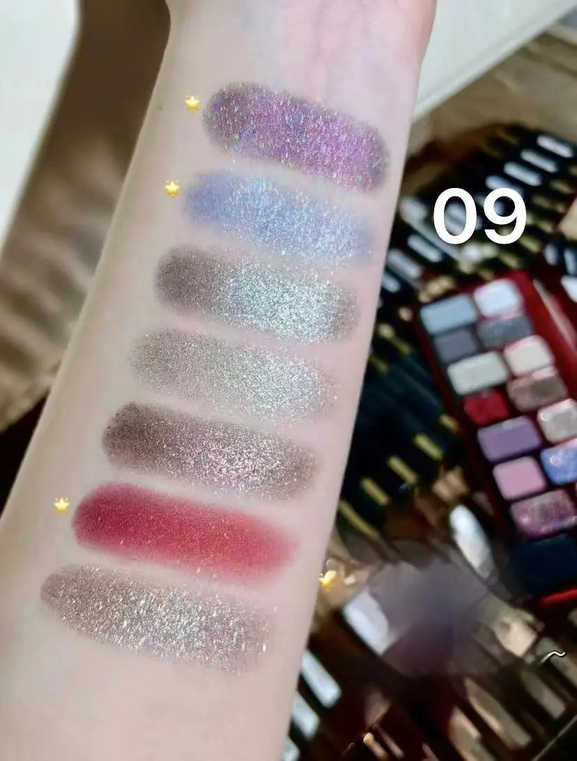 Qianyan 16-Color Eyeshadow Palette – Glitter, Matte & Shimmer