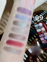 Qianyan 16-Color Eyeshadow Palette – Glitter, Matte & Shimmer