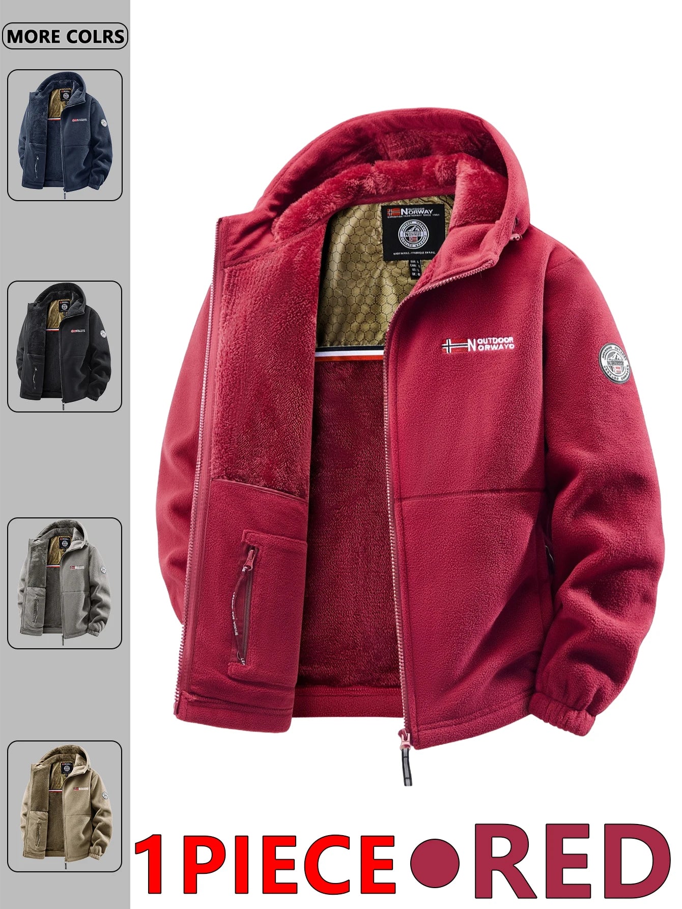 Men’s Versatile Outdoor Hooded Jacket