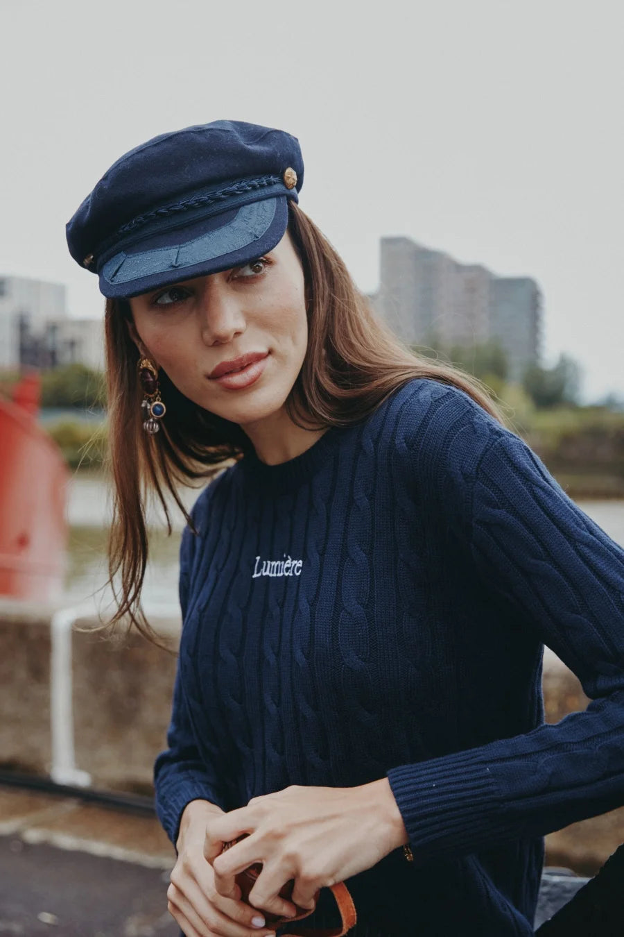 AW25 Pinstripe Collection – Knit & Slip Dress Set