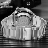 ADDIESDIVE2025 New Men's Mechanical Watch 8215 Movement Sapphire Glass Stainless Steel Watch Night Light Waterproof Diving Watch