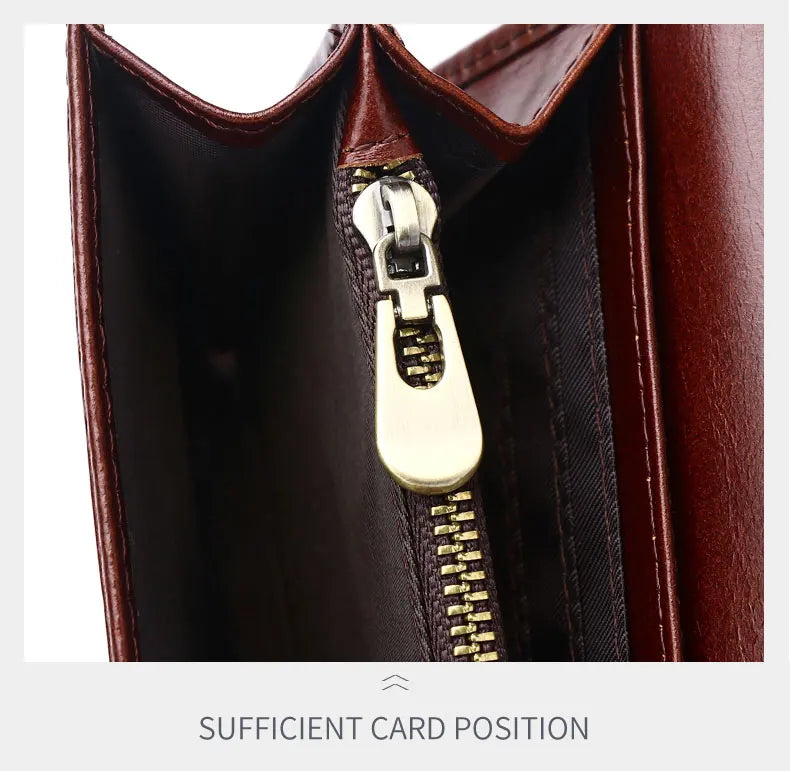 SCHLATUM Women Leather  Wallet Long Multifunction Business Card Holder Purse Brand Fashion Female Purse