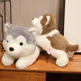 Cute Lying Husky Plush Pillow