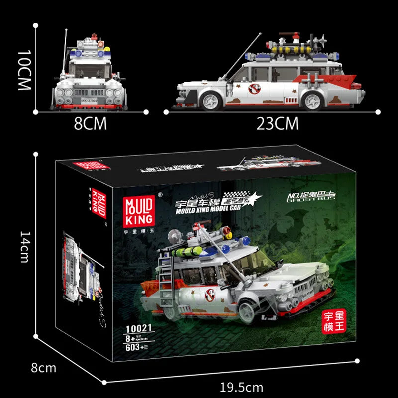 10021 Zombies Ghost Hunting Squad Assembling car toy building blocks
