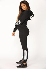 Italy Fashion Women's Tracksuit Zip-up Hoodies Slim Fit Trousers Sportswear Ladies All Season Casual Sports Sexy Jogging Outfits
