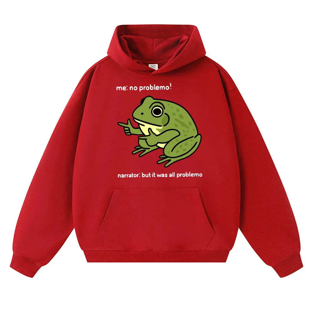 "No Problemo" Frog Meme Hoodie