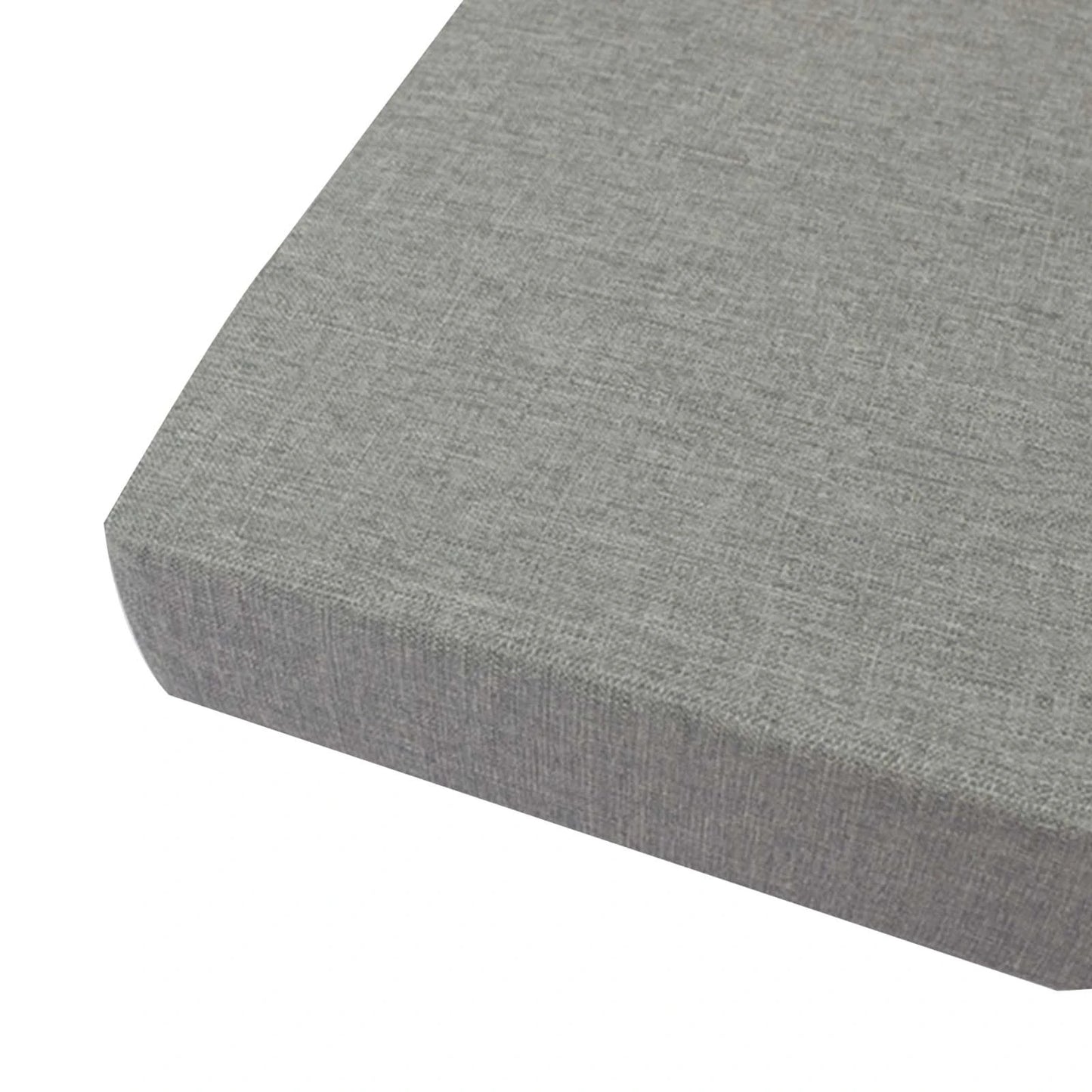 Linen Seat & Window Cushion with Zipper | Custom Sizes