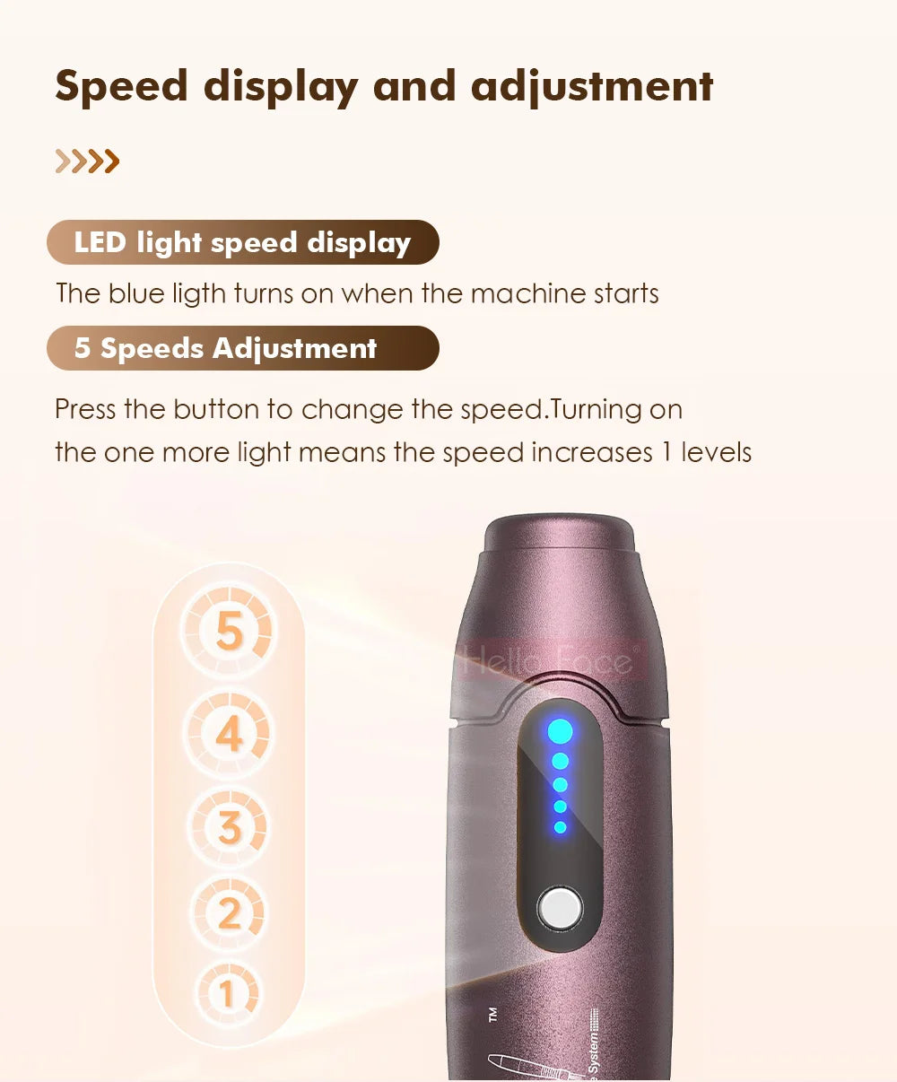Dr pen Ultima A10 With 12 pcs Cartridge Wireless Derma Pen Skin Care Kit Microneedle Beauty Machine Needle Length 0.25 mm