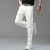 Men's Elastic Colorful Straight-Fit Jeans | Spring Autumn