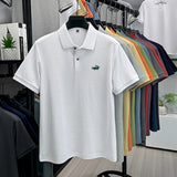 Men's Cotton Embroidered Polo Shirt