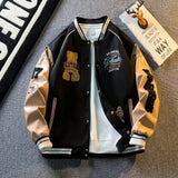 Men’s Embroidered Appliqué Baseball Jacket