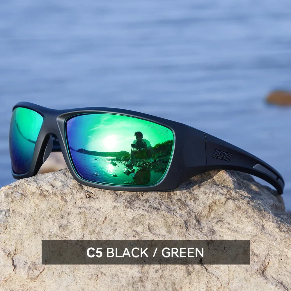 KDEAM New Polarized Fishing Sunglasses TR90 Frame Comfortable Anti slip Design Outdoor Fashion Sports Glasses Men Women Goggles