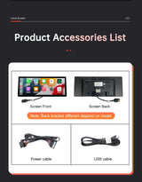 12.3'' BMW F20/F21/F22/F23 Linux CarPlay & Android Auto Screen
