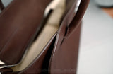 36cm Top-Grain Cowhide Tote — Effortless Everyday Elegance