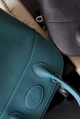 Premium Semi-handmade First-layer Cowhide Bowling Bag Portable Shoulder Large Shell Bag Commuting Temperament Versatile