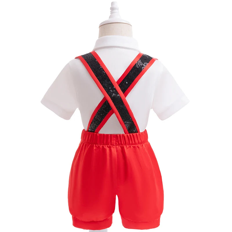 Mickey-Inspired Baby Cosplay 3-Piece Set