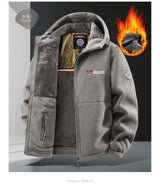 Men's Hooded Fleece Jacket – Warm Outdoor Layer