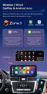 12.3" CarPlay Screen for Mercedes-Benz ML/GL 2012–2015