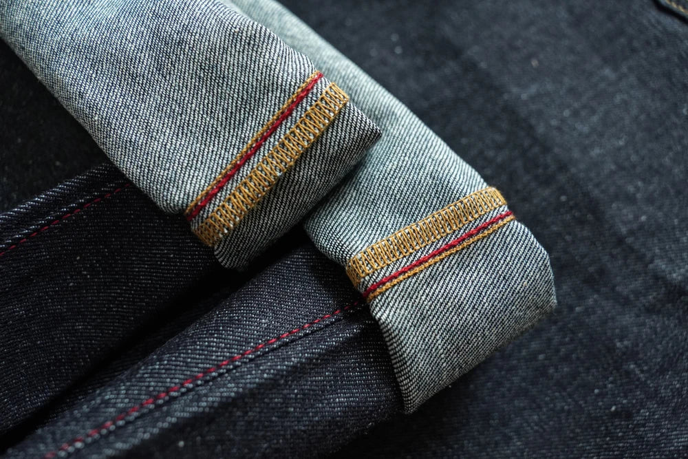 SauceZhan 344XX High-Rise Relaxed Selvedge Denim Jeans
