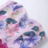 Floral Strapless Vest & Straight-Leg Trouser Set