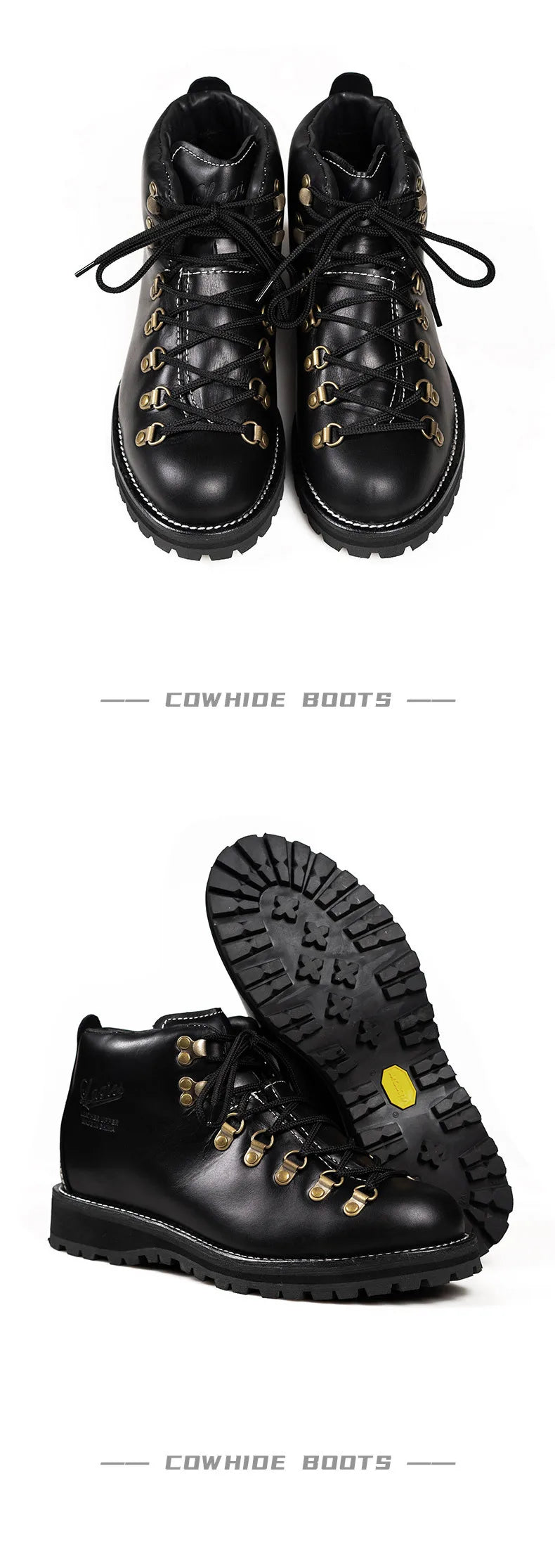 LAGIES cow leather Hiking shoes walking boots men Goodyear shoes trendy casual ankle shoes walking trekking outdoor sneakers