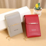 Smartphone Women RFID Handbag Crossbody Bags Touch Screen Phone Bag RFID Anti Theft Purse