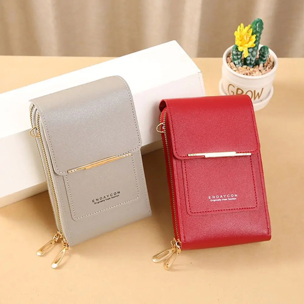 Smartphone Women RFID Handbag Crossbody Bags Touch Screen Phone Bag RFID Anti Theft Purse