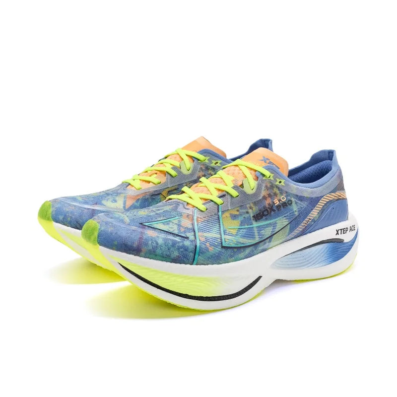 Xtep 160X 3.0 Pro Men Running Shoes Carbon Plate Professional Marathon PB Rebound Cushioning Sports Sneakers Male 978119110115