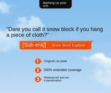 All-Weather Half Car Cover – Windshield & Roof Protection