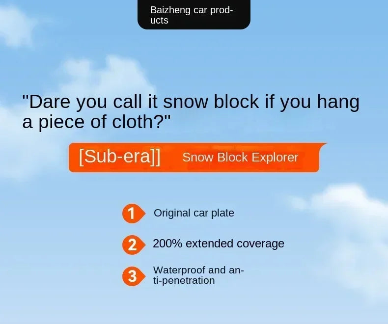 All-Weather Half Car Cover – Windshield & Roof Protection