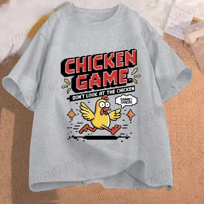 Chicken Game Graphic Tee – Funny Unisex T-Shirt