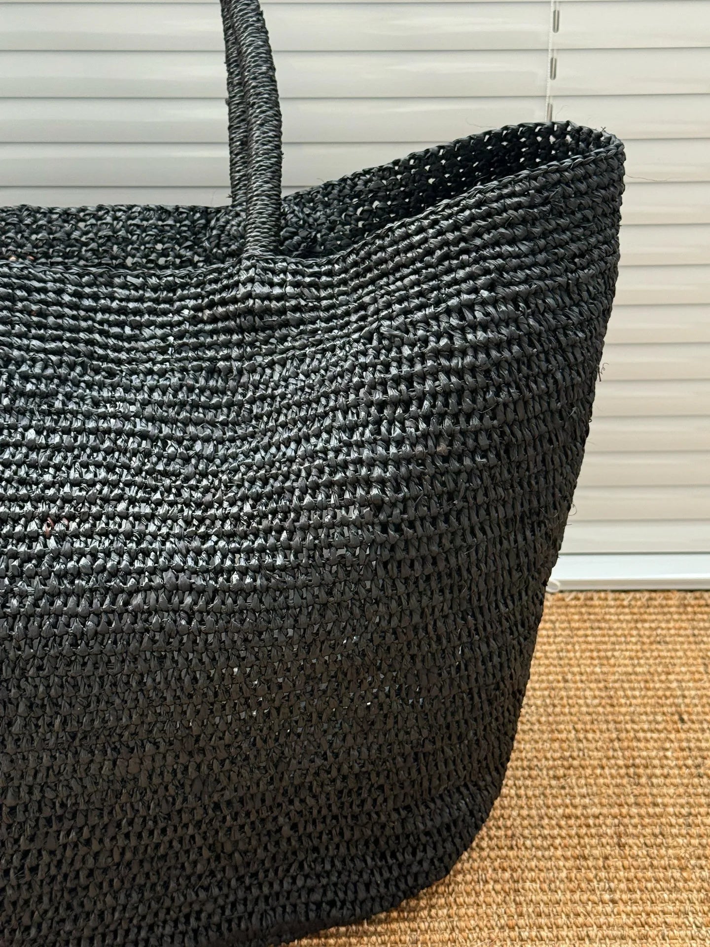 Large Handwoven Rattan Tote Bag for Women Natural Straw Beach Bag Purse Luxury Shoulder Bags Handbag Summer
