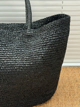 Large Handwoven Rattan Tote Bag for Women Natural Straw Beach Bag Purse Luxury Shoulder Bags Handbag Summer