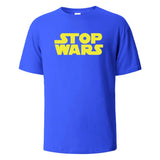 Stop Wars Graphic Cotton T-Shirt